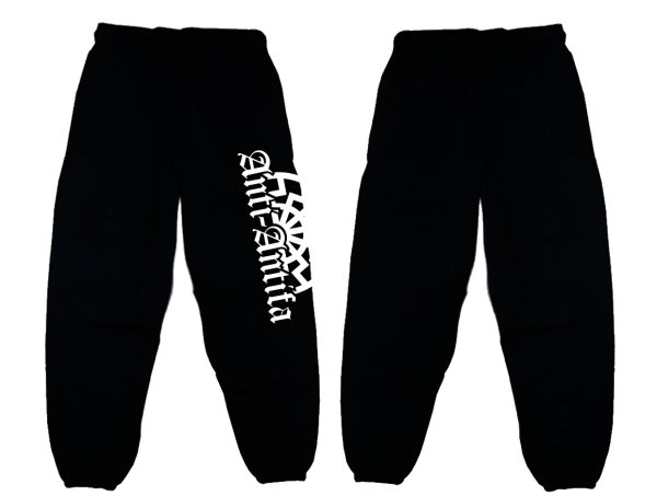 Jogginghose - Anti Antifa - Sonne - schwarz