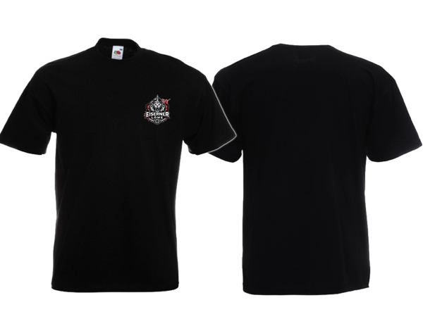 Frauen T-Shirt - Eiserner Löwe - kleines Löwenlogo - schwarz Frauen T-Shirt - Eiserner Löwe - kleines Löwenlogo - schwarz
