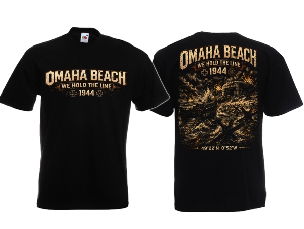 T-Hemd - Omaha Beach - We hold the Line