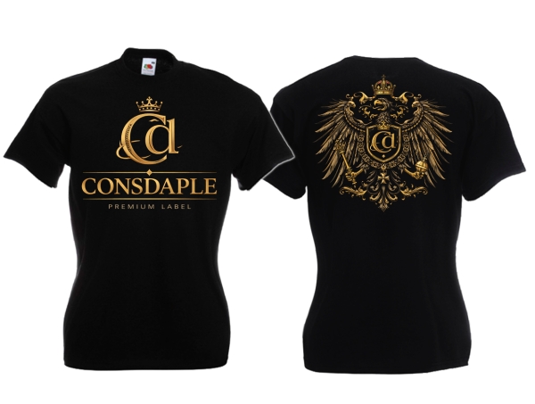 Frauen T-Shirt - Consdaple Premium - schwarz Frauen T-Shirt - Consdaple Premium - schwarz