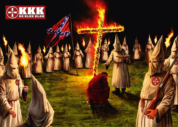 Poster - Kunstdruck - KKK Waldparty - SONDERFORMAT 67x49cm +++EINZELSTÜCK+++