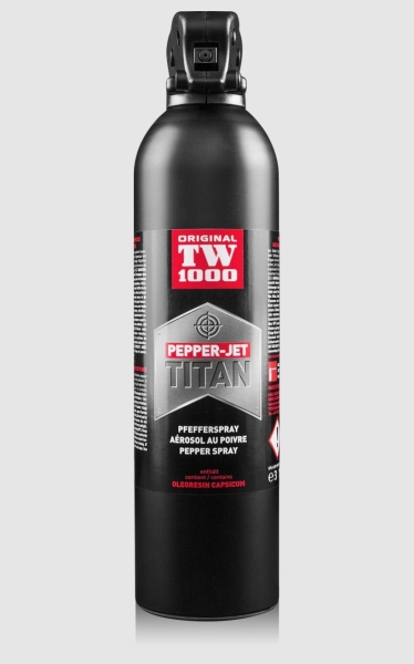 PFEFFER - Pfefferspray - TW1000 Strahl - 750 ml - TITAN PFEFFER - Pfefferspray - TW1000 Strahl - 750 ml - TITAN