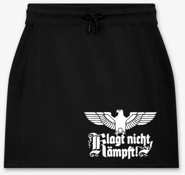Frauen - Rock - kurz - Klagt nicht, kämpft - Motiv 5 - schwarz Frauen - Rock - kurz - Klagt nicht, kämpft - Motiv 5 - schwarz