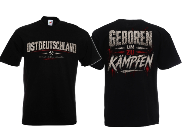 Frauen T-Shirt - Ostdeutschland - Herkunft -Haltung - Charakter Frauen T-Shirt - Ostdeutschland - Herkunft -Haltung - Charakter