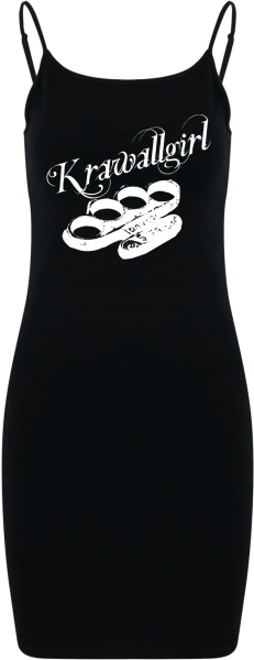Kleid - Stretch Jersey Slim Dress - Krawallgirl - schwarz Kleid - Stretch Jersey Slim Dress - Krawallgirl - schwarz