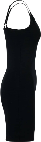 Kleid - Stretch Jersey Slim Dress - Krawallgirl - Motiv 2 - schwarz