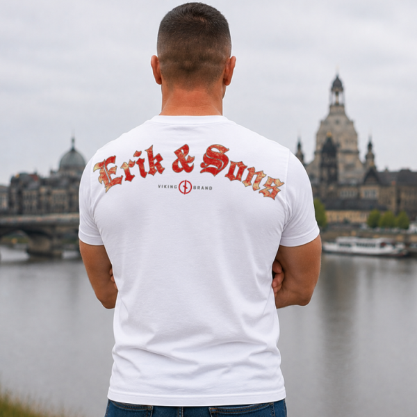 Erik & Sons - T-Shirt - FRAKTUR weiss Erik & Sons - T-Shirt - FRAKTUR weiss
