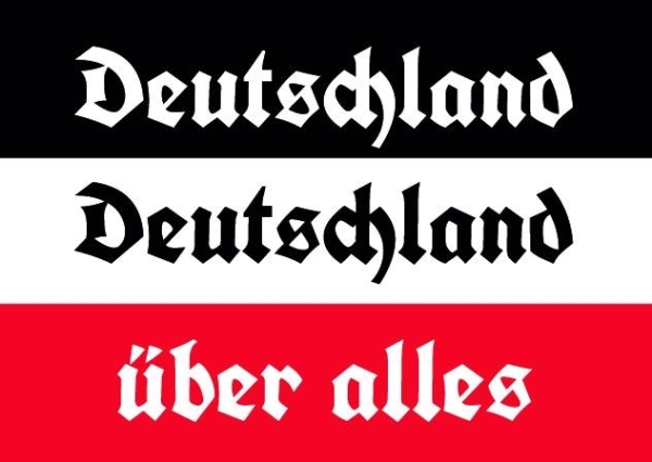 Deutschland über alles - Aufkleber Paket 100 Stück Deutschland über alles - Aufkleber Paket 100 Stück