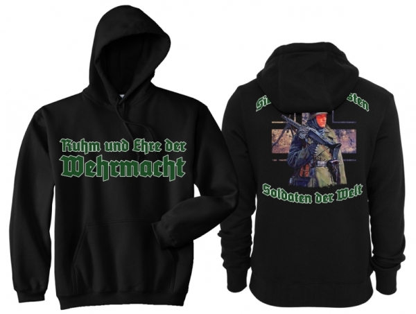 Kapuzenpullover - Ruhm und Ehre - schwarz Kapuzenpullover - Ruhm und Ehre - schwarz
