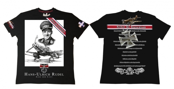 Premium Shirt - Helden für Deutschland - H.U-Rudel - schwarz Premium Shirt - Helden für Deutschland - H.U-Rudel - schwarz