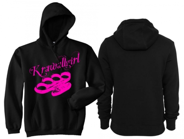Frauen - Kapuzenpullover - Krawallgirl - pink Frauen - Kapuzenpullover - Krawallgirl - pink