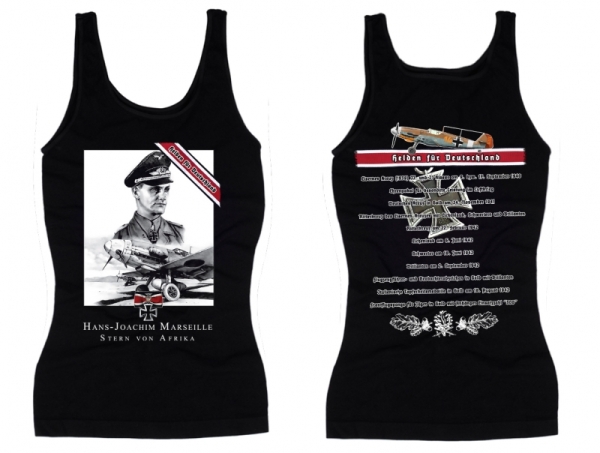Frauen Top - Helden für Deutschland - Hans Joachim Marseille Frauen Top - Helden für Deutschland - Hans Joachim Marseille