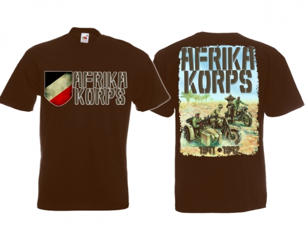 T-Hemd - Afrika Korps - braun T-Hemd - Afrika Korps - braun