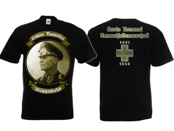 Frauen T-Shirt - Erwin Rommel - schwarz Frauen T-Shirt - Erwin Rommel - schwarz
