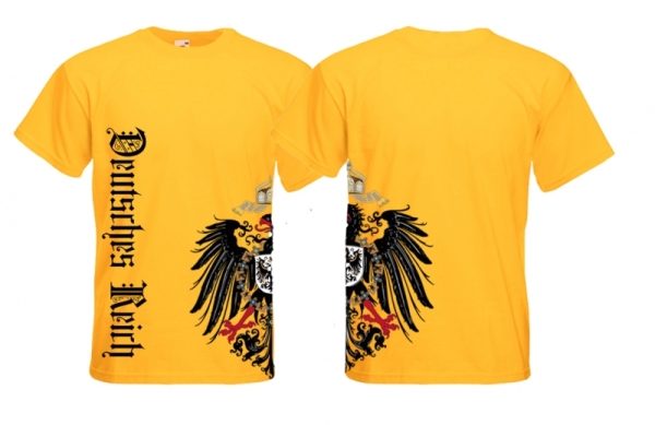 Frauen T-Shirt - alter Reichsadler - Deutsches Reich - gelb Frauen T-Shirt - alter Reichsadler - Deutsches Reich - gelb