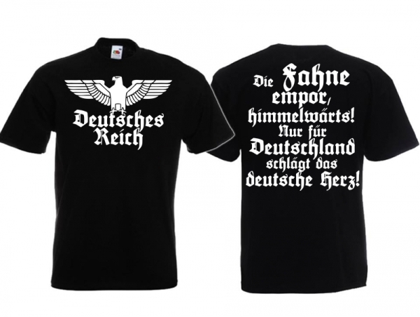 Frauen T-Shirt - Deutsches Herz - schwarz Frauen T-Shirt - Deutsches Herz - schwarz