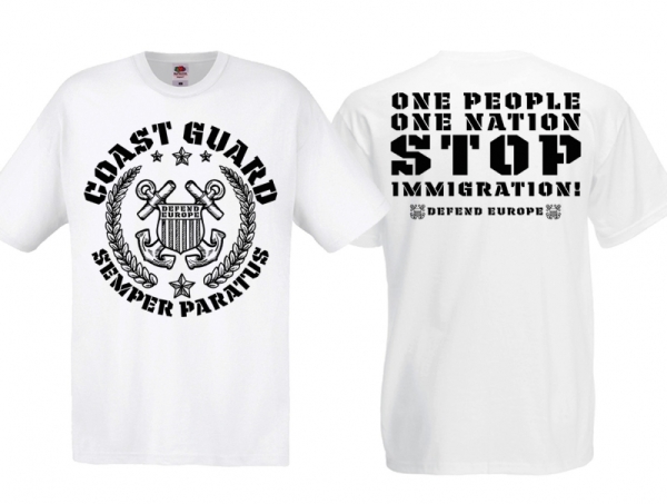 Frauen T-Shirt - Coastguard -weiß - Motiv1 Frauen T-Shirt - Coastguard -weiß - Motiv1