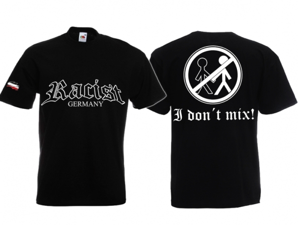 T-Hemd - Racist - schwarz