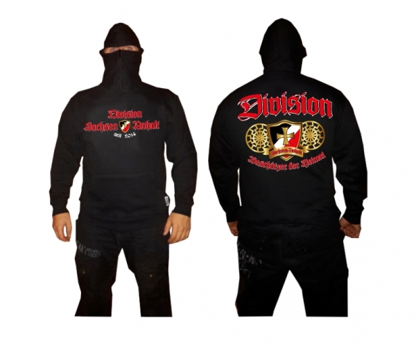 Ninja Kapuzenpullover - Division Sachsen Anhalt - Beschützer der Heimat Ninja Kapuzenpullover - Division Sachsen Anhalt - Beschützer der Heimat