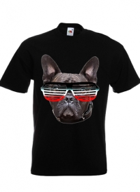 T-Hemd - Bulldogge - Brille - swr T-Hemd - Bulldogge - Brille - swr