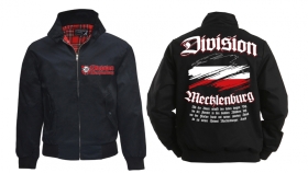 Harrington Jacke - bedruckt - schwarz - Division Mecklenburg Harrington Jacke - bedruckt - schwarz - Division Mecklenburg