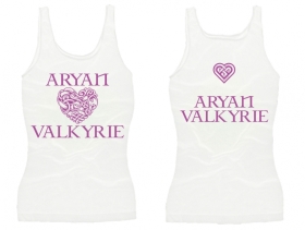 Frauen Top - Aryan Valkyrie - keltisches Herz - weiß Frauen Top - Aryan Valkyrie - keltisches Herz - weiß