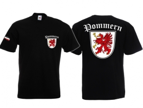 Frauen T-Shirt - Pommern - schwarz Frauen T-Shirt - Pommern - schwarz