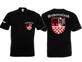 Frauen T-Shirt - Sudetenland - Motiv 2 - schwarz Frauen T-Shirt - Sudetenland - Motiv 2 - schwarz