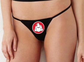 String Tanga - KKK - schwarz String Tanga - KKK - schwarz