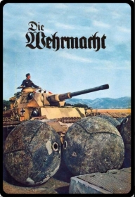 Blechschild - Panzer IV in Farbe - D129 (69)