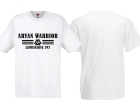 Frauen T-Shirt - Aryan Warrior - Lindisfarne 793 - Motiv 1 - Weiß Frauen T-Shirt - Aryan Warrior - Lindisfarne 793 - Motiv 1 - Weiß