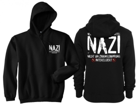 Frauen - Kapuzenpullover - NAZI - Nicht An Zwangsimpfung Interessiert - Motiv2 Frauen - Kapuzenpullover - NAZI - Nicht An Zwangsimpfung Interessiert - Motiv2
