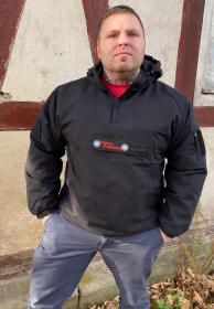 Überzieh Jacke Winter - Combat Anorak - Division Deutschland - schwarz - bestickt (Windbreaker) Überzieh Jacke Winter - Combat Anorak - Division Deutschland - schwarz - bestickt (Windbreaker)