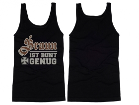 Muskelshirt/Tank Top - Braun ist bunt genug Muskelshirt/Tank Top - Braun ist bunt genug