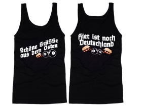 Muskelshirt/Tank Top - Grüße aus dem Osten - Hier ist noch Deutschland Muskelshirt/Tank Top - Grüße aus dem Osten - Hier ist noch Deutschland