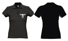 Frauen Polo - Reichsadler - 88 - schwarz Frauen Polo - Reichsadler - 88 - schwarz