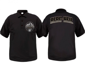 Polo-Shirt - Berg Heil - schwarz Polo-Shirt - Berg Heil - schwarz