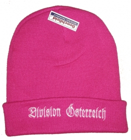 Mütze - Division Österreich - pink Mütze - Division Österreich - pink