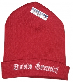 Mütze - Division Österreich - rot Mütze - Division Österreich - rot