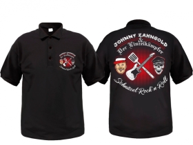 Polo-Shirt - Johnny Zahngold - Schnitzel Rock n Roll Polo-Shirt - Johnny Zahngold - Schnitzel Rock n Roll