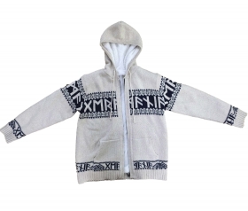 Runenstrickjacke Winter - Germania - weiß-grau +++WSV++ANGEBOT+++ Runenstrickjacke Winter - Germania - weiß-grau +++WSV++ANGEBOT+++
