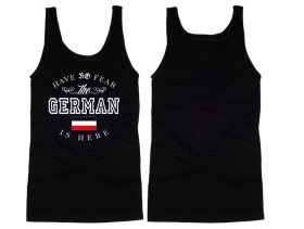 Muskelshirt/Tank Top - Have no Fear - the German is here - schwarz Muskelshirt/Tank Top - Have no Fear - the German is here - schwarz