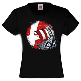 Kinder T-Shirt - Wikinger Schiff - Dänemark Kinder T-Shirt - Wikinger Schiff - Dänemark