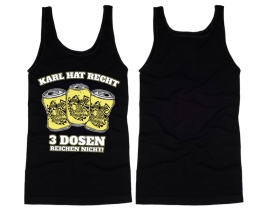 Muskelshirt/Tank Top - Karl hat Recht - 3 Dosen reichen nicht - Reichsbräu Muskelshirt/Tank Top - Karl hat Recht - 3 Dosen reichen nicht - Reichsbräu