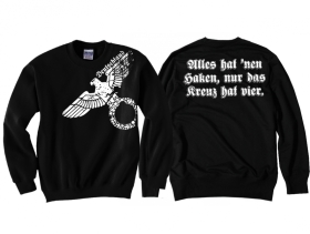 Pullover - Alles hat nen Haken, nur das Kreuz hat vier Pullover - Alles hat nen Haken, nur das Kreuz hat vier