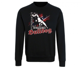 Langarmshirt - Bulldog - Powerful - Südstaaten Fahne Langarmshirt - Bulldog - Powerful - Südstaaten Fahne