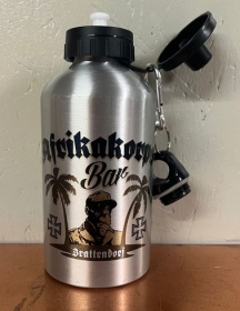 Trinkflasche - Afrikakorps Bar Brattendorf - silber - 80 mm - Aluminium - 600 ml Trinkflasche - Afrikakorps Bar Brattendorf - silber - 80 mm - Aluminium - 600 ml