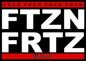 FCK FTZN FRTZ - Aufkleber Paket 50 Stück FCK FTZN FRTZ - Aufkleber Paket 50 Stück