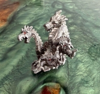 Zinn Figur - Drachenköpfe - 5 - DeAgostini +++EINZELSTÜCK+++ Zinn Figur - Drachenköpfe - 5 - DeAgostini +++EINZELSTÜCK+++