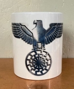 Tasse - Reichsadler mit Schwarzer Sonne - Silber